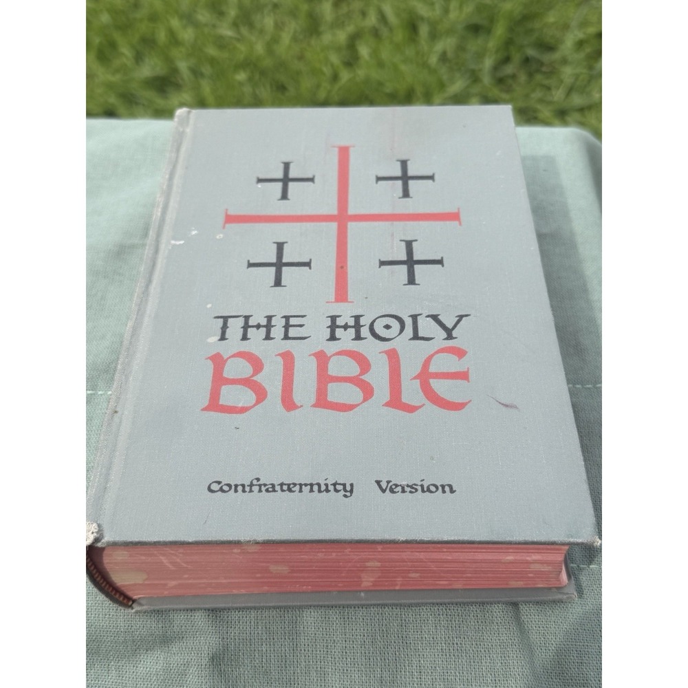 1961 Holy Bible Confraternity Version Catholic Edition Hardcover